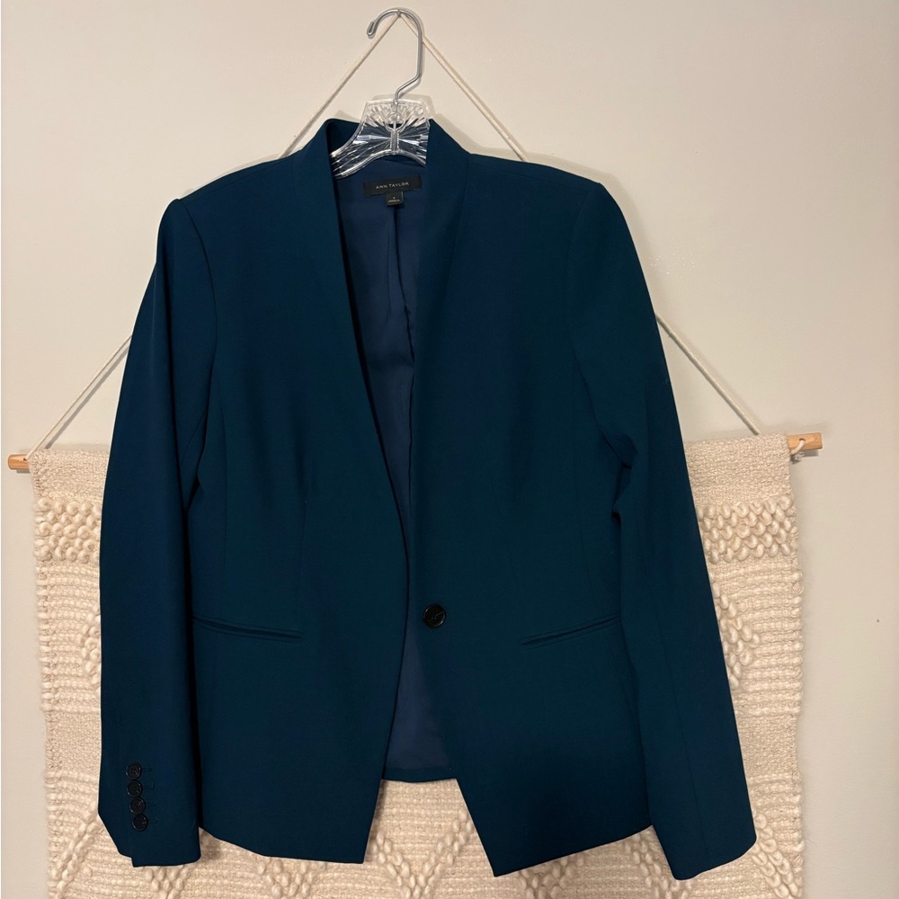 Teal Ann Taylor Blazer